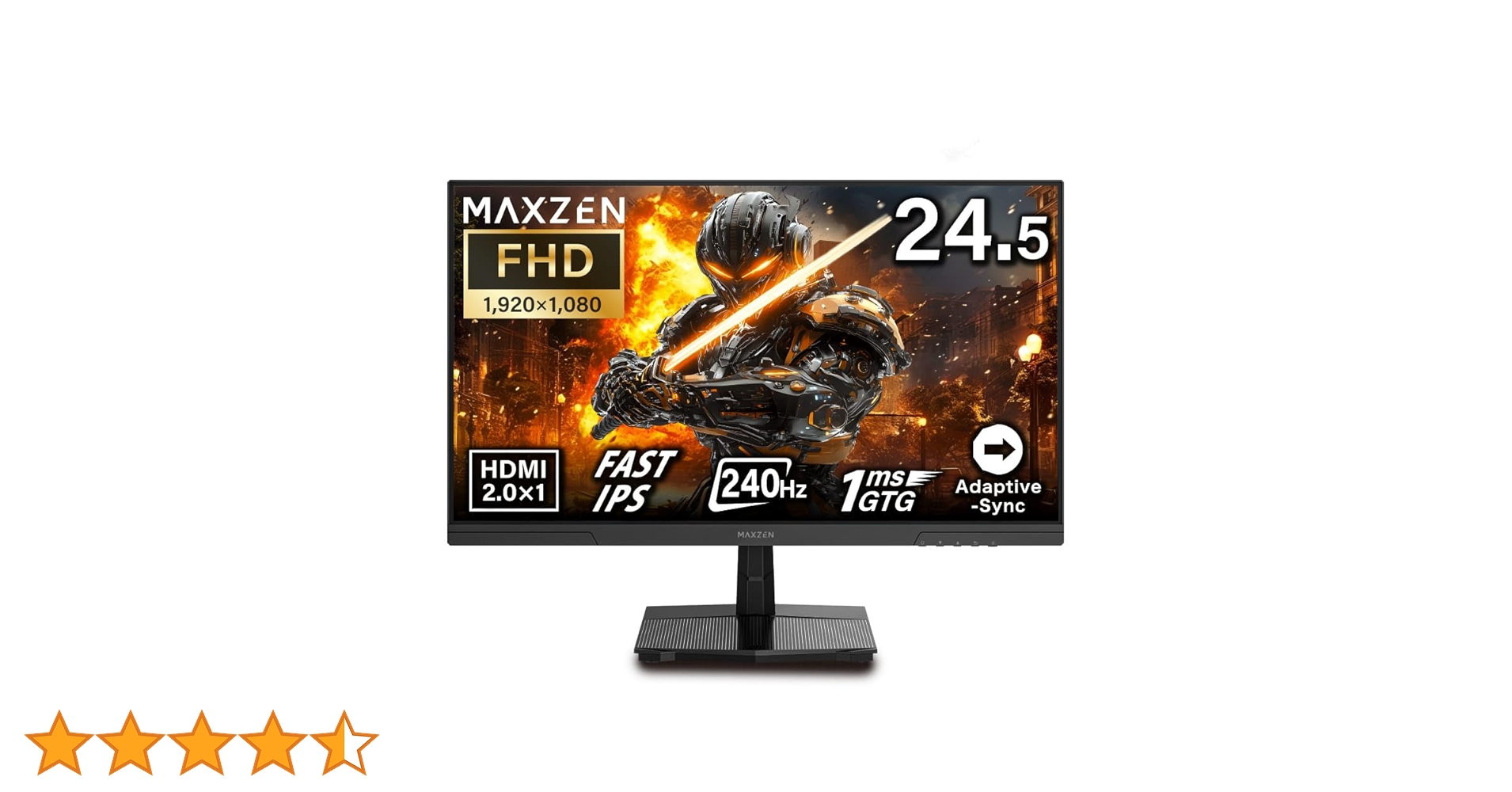 MAXZEN ゲーミングモニター 24.5インチ MAXZEN ゲーミングモニター モニター 24.5インチ 24インチ 180Hz FHD